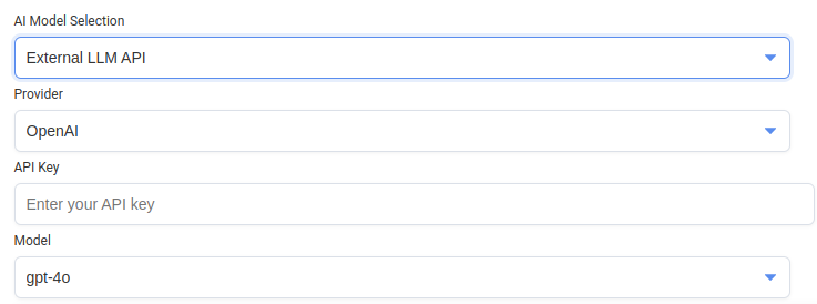 API Key Settings